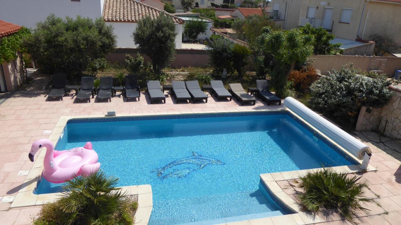 Les 2 Dauphins Villa Le Barcares Luaran gambar